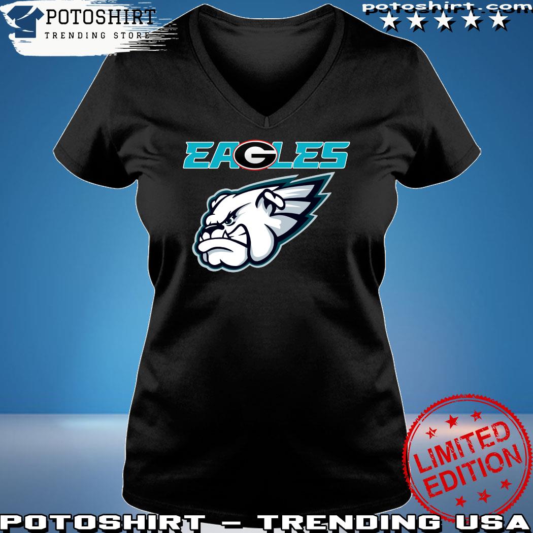 Eagles Philadelphia Eagles And Georgia Bulldogs Logo Shirt, hoodie,  sweater, long sleeve and tank top