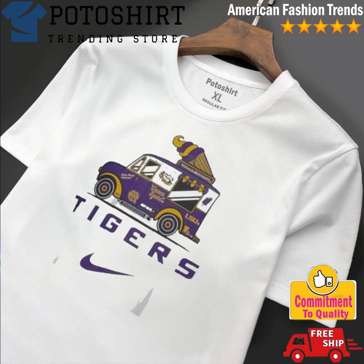 Official lSU Tigers Campus Ice Cream shirt