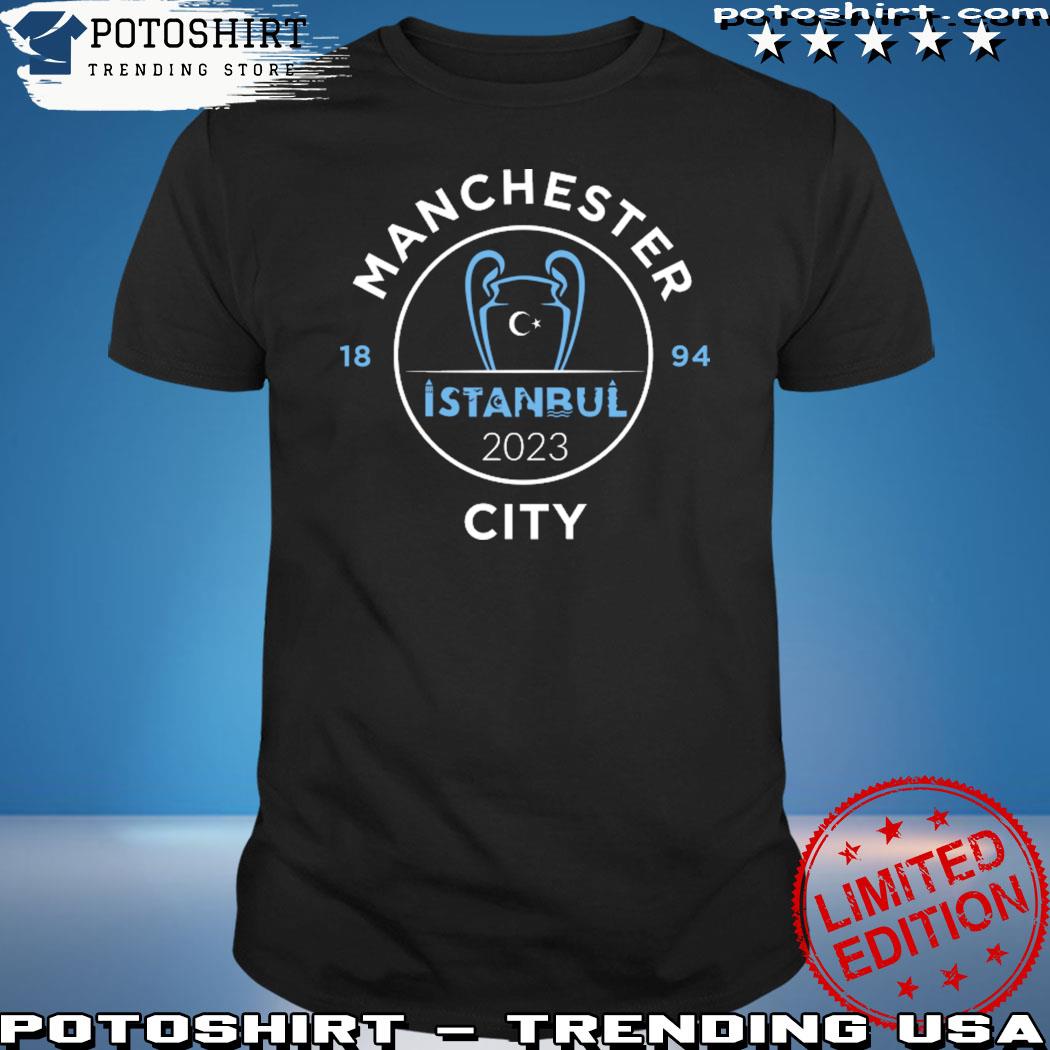 Manchester City UCL Champions Trophy Tee