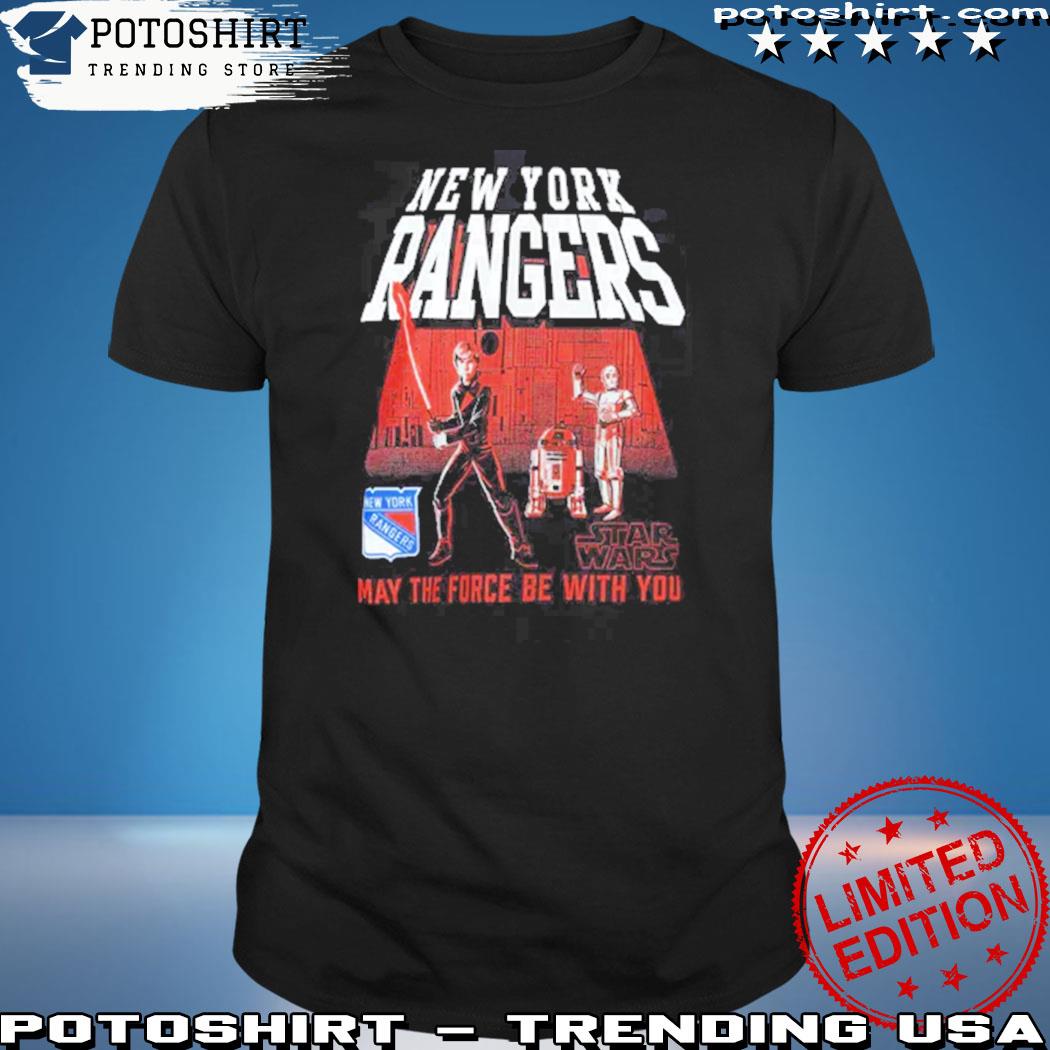 New York Rangers Star Wars The Force Shirt