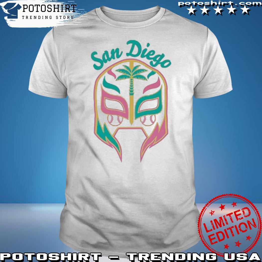 Official san diego lucha mask shirt