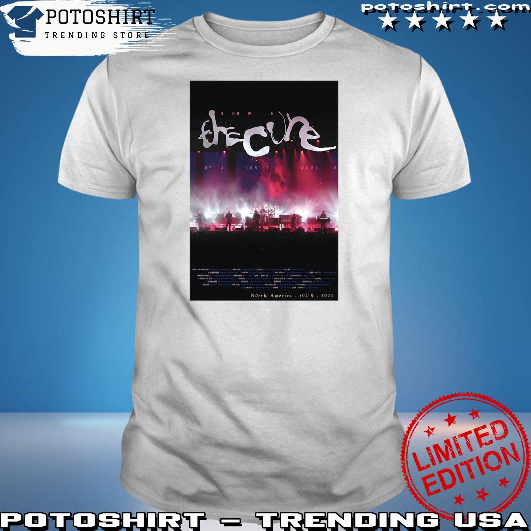 Official the cure shows of the lost world 2023 shirt