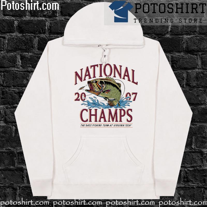 Official Virginia Tech 2007 Bass Fishing Crewneck Sweatshirt - Teebreat