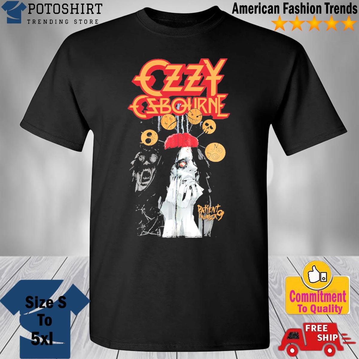 Paranoid no 9 ozzy osbourne shirt