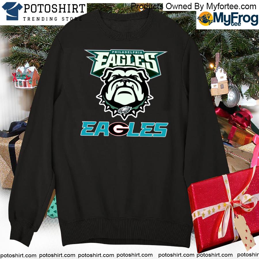Eagles Philadelphia Eagles And Georgia Bulldogs Logo Shirt, hoodie