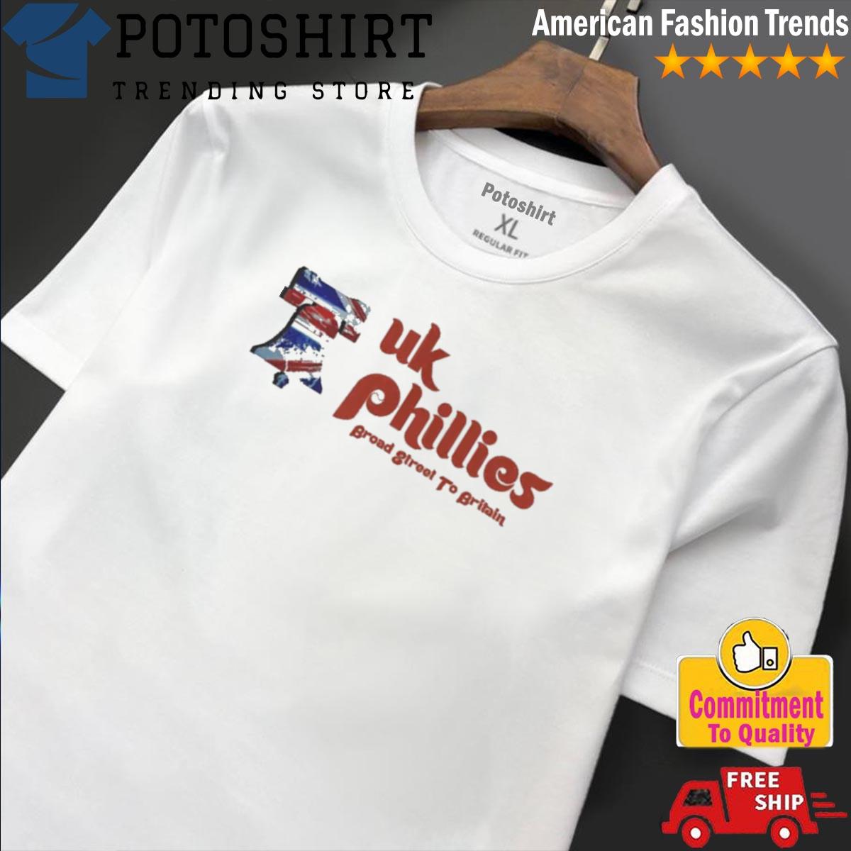 Philadelphia Phillies Uk Phillies Broad Street To Britain T shirt