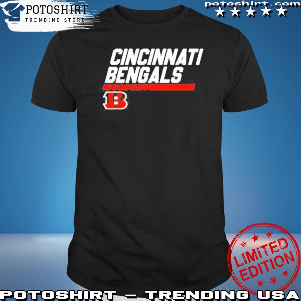 Official 2023 Cincinnati Bengals Football logo T-shirt