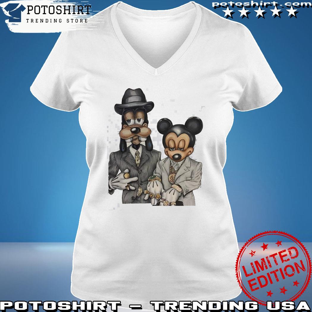 90s Hip Hop Dancehall Socao Junkie Mickey Mouse Goofy T-shirt