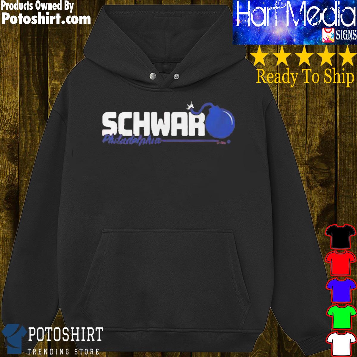 Breakingt kyle schwarber schwarbomb logo shirt, hoodie, sweater