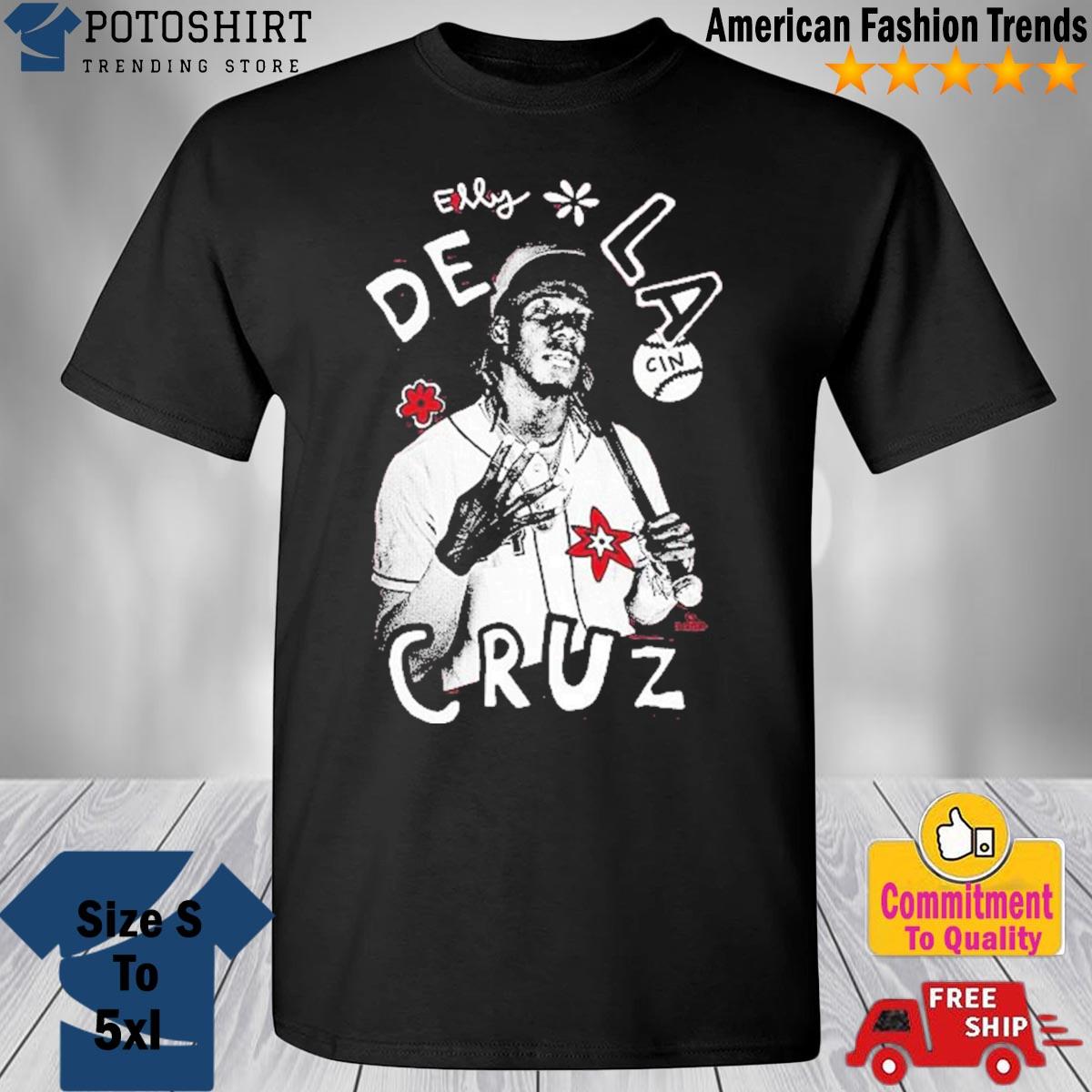 Elly de La Cruz: EDLC, Adult T-Shirt / Small - MLB - Sports Fan Gear | breakingt