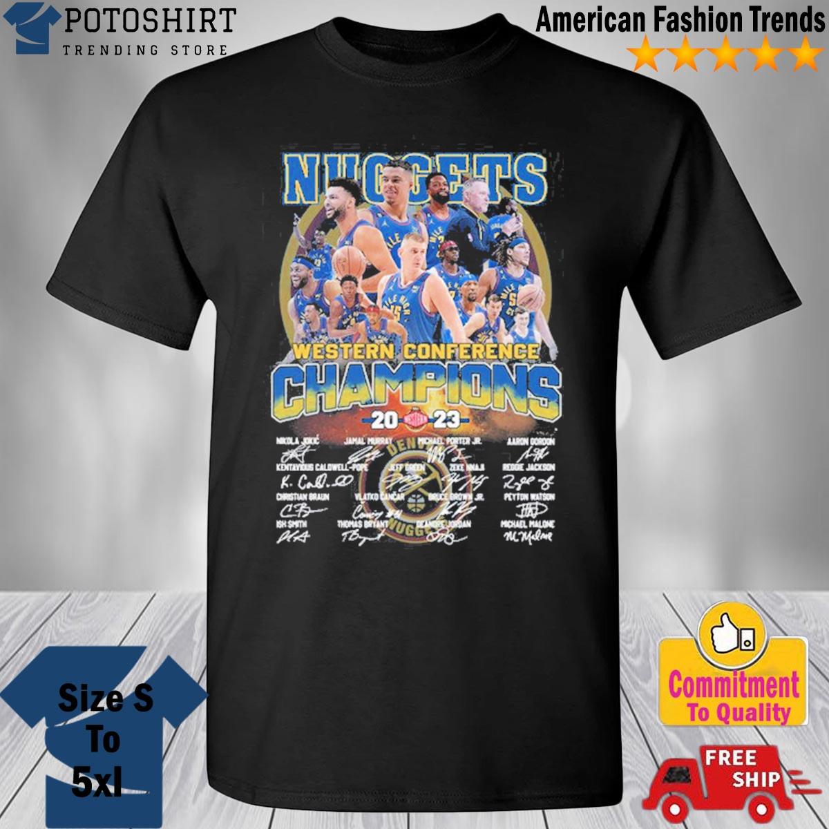 2023 Western Conference Champions Denver Nuggets T-Shirt Gift For