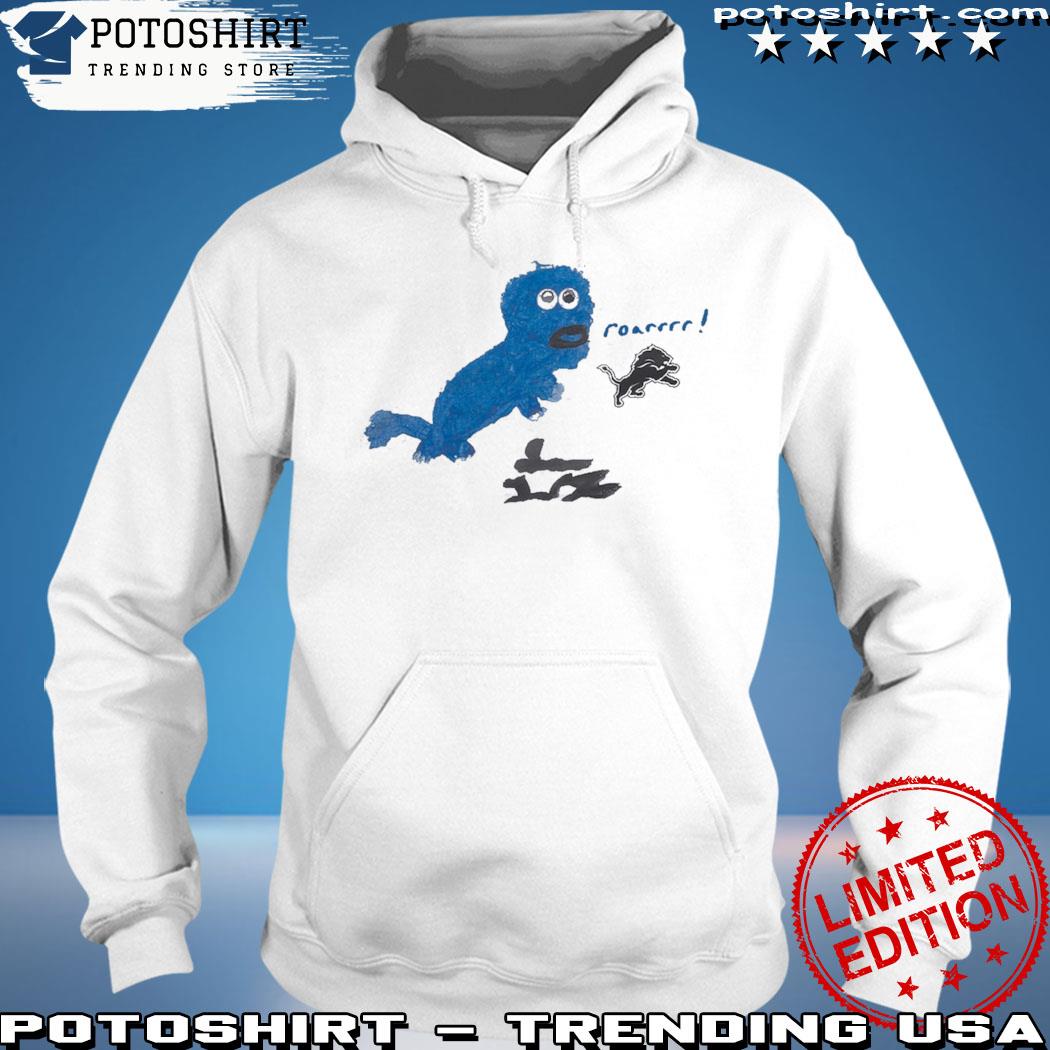 Detroit Lions Pet Hoodie T-Shirt - Large