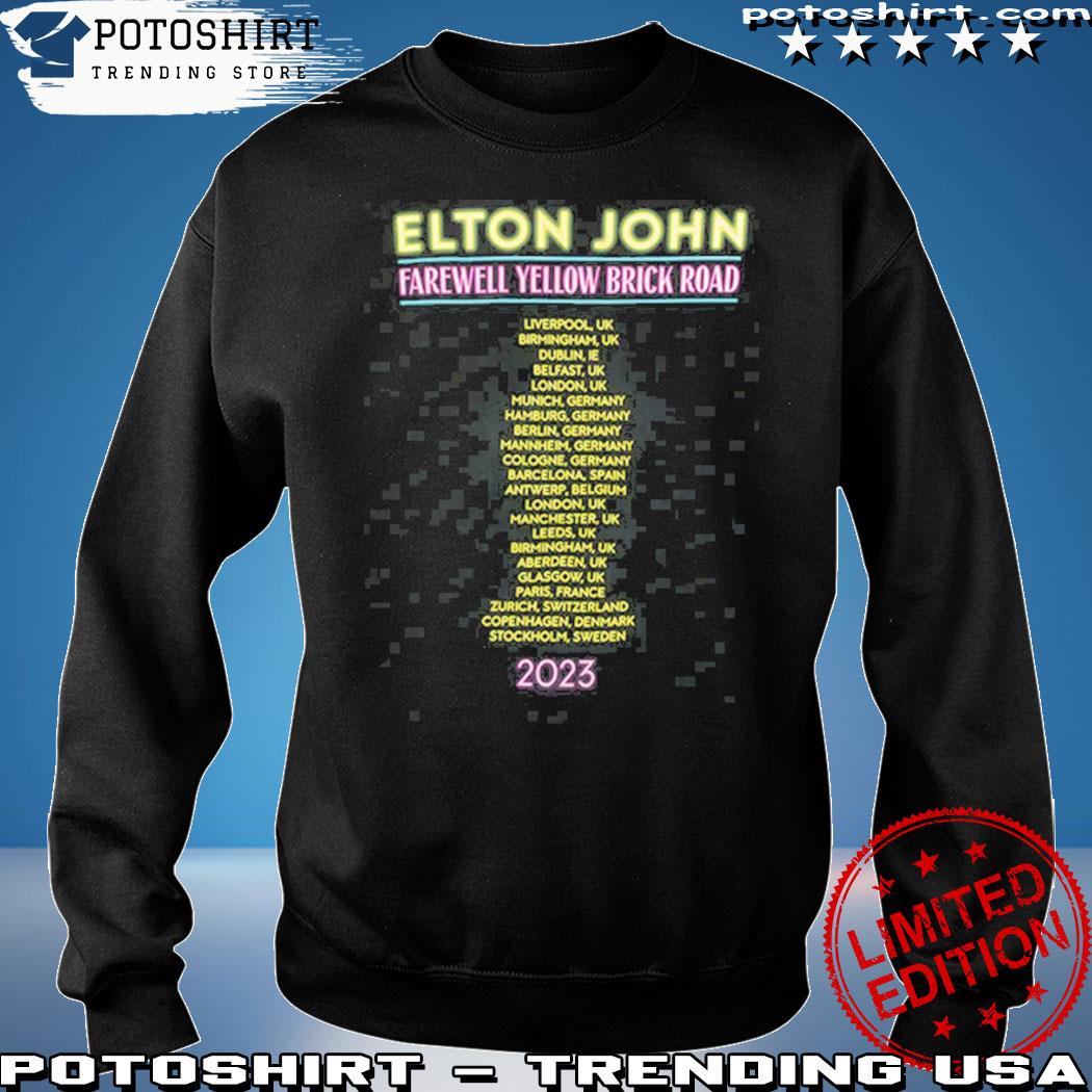 kapre fiktion Bugsering Elton John Farewell Neon Tour EUUK 2023 T-Shirt, hoodie, sweater, long  sleeve and tank top