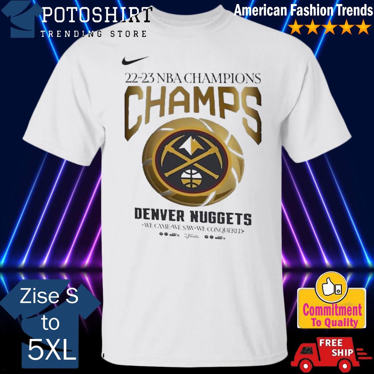 Official Western conference champions denver nuggets nike 2023 NBA finals t- shirt, hoodie, sweater, long sleeve and tank top