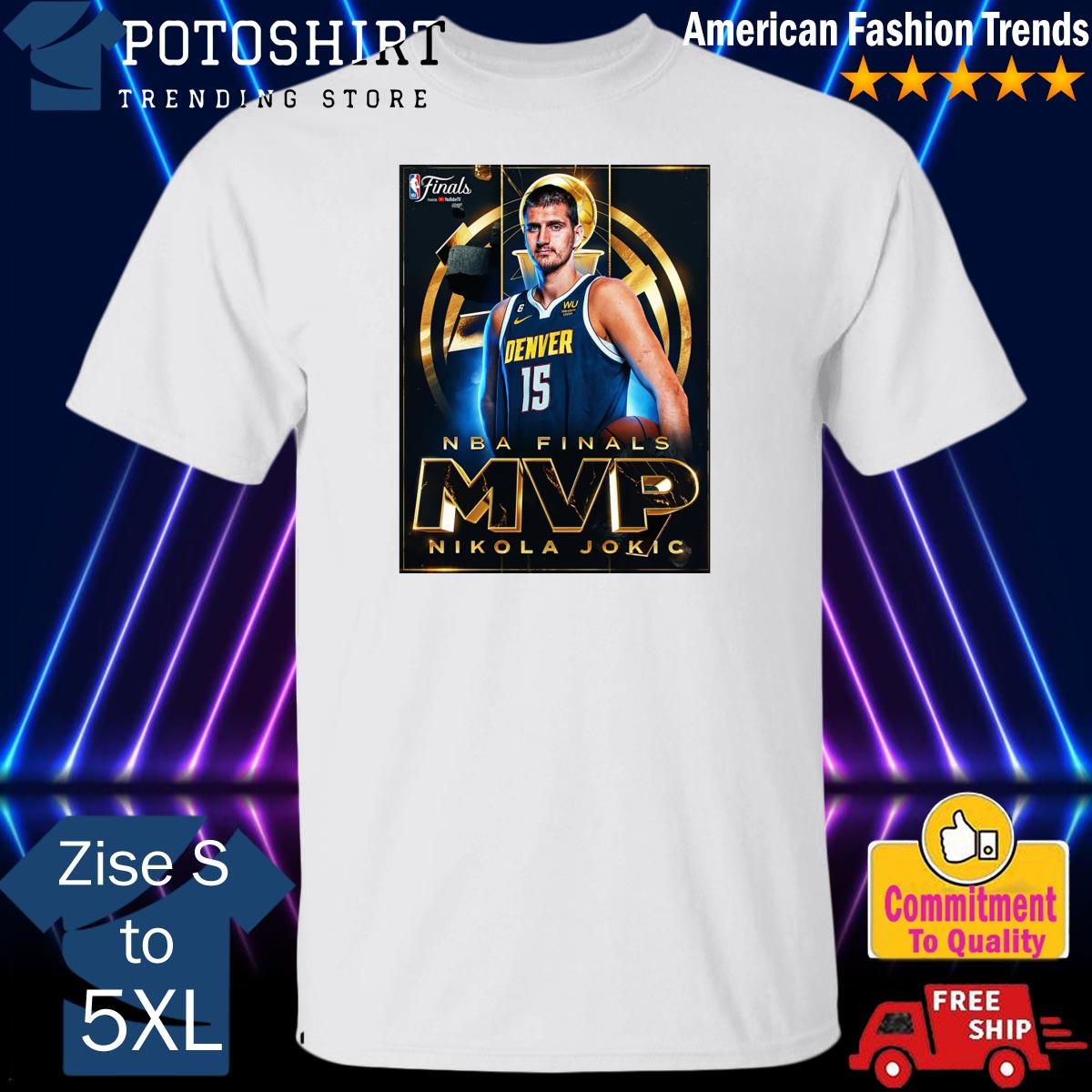 Shop Nikola Jokic jerseys to support the Nuggets in the NBA Finals