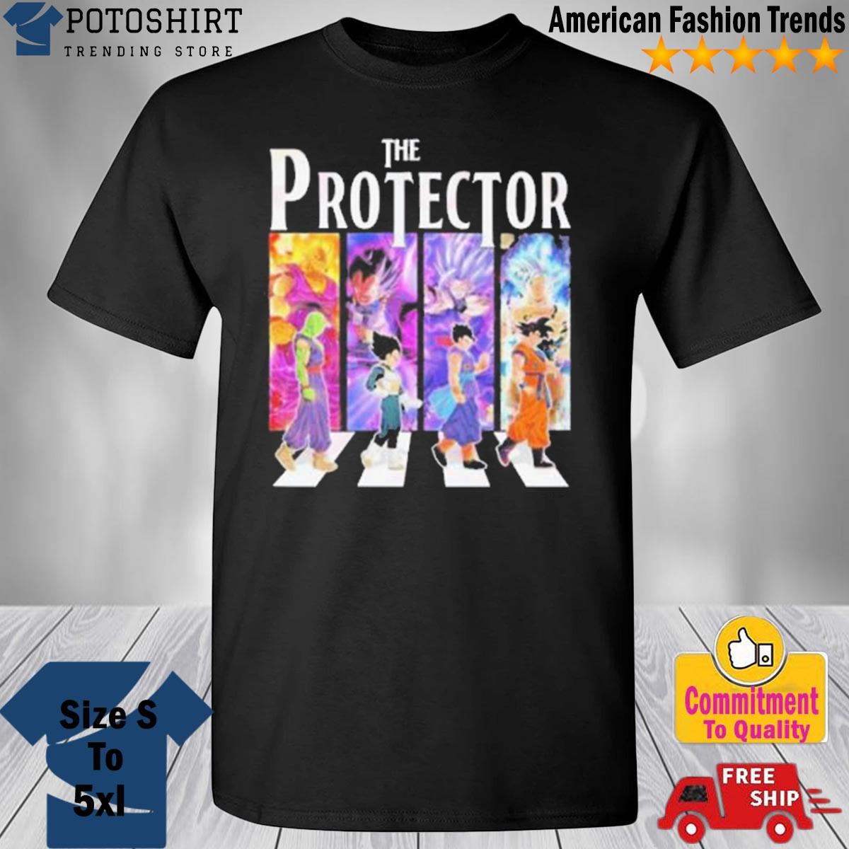 Official the protector dragon ball abbey road shirt
