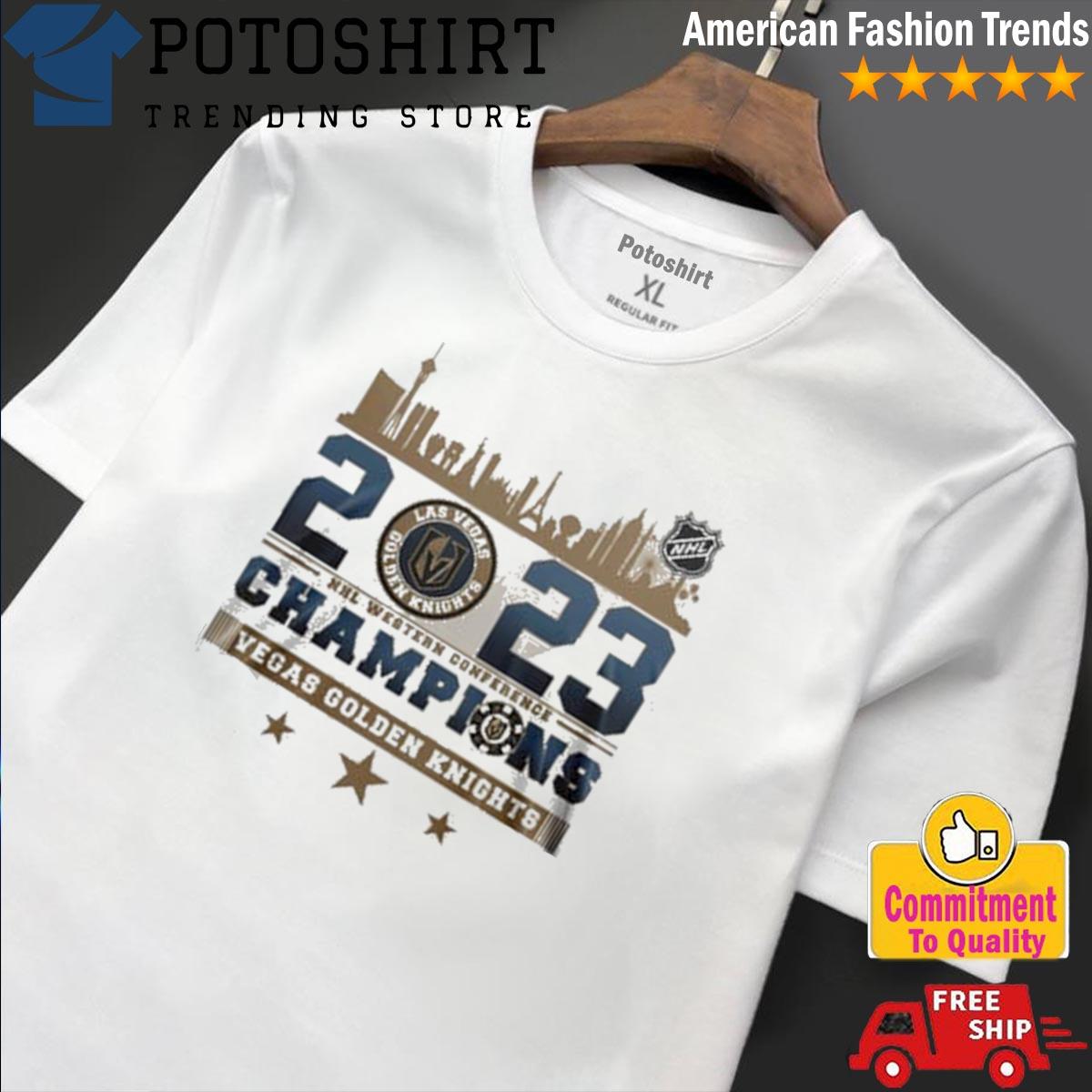 Vegas Golden Knights NHL Western Conference Champions 2023 Black