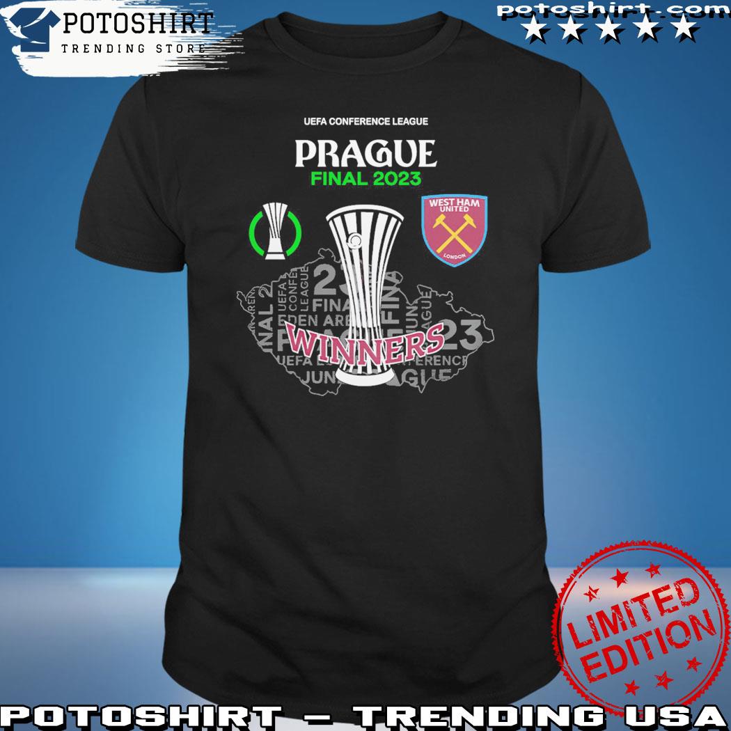 Celebrate West Ham United UEFA Europa Conference League 2022-23 Champions  Shirt - Guineashirt Premium ™ LLC