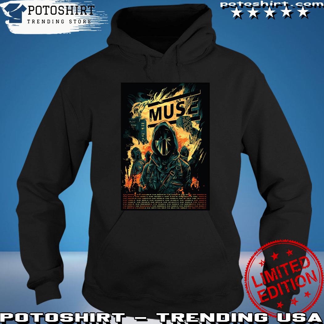 Poster muse wotp riot tour 2023 s hoodie