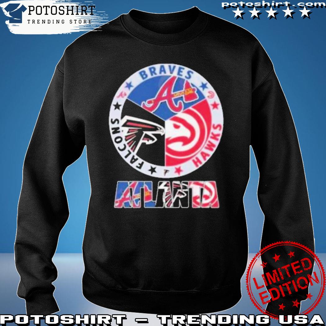 Atlanta Braves And Atlanta Falcons Hawks Logo shirt, hoodie, sweater, long  sleeve and tank top