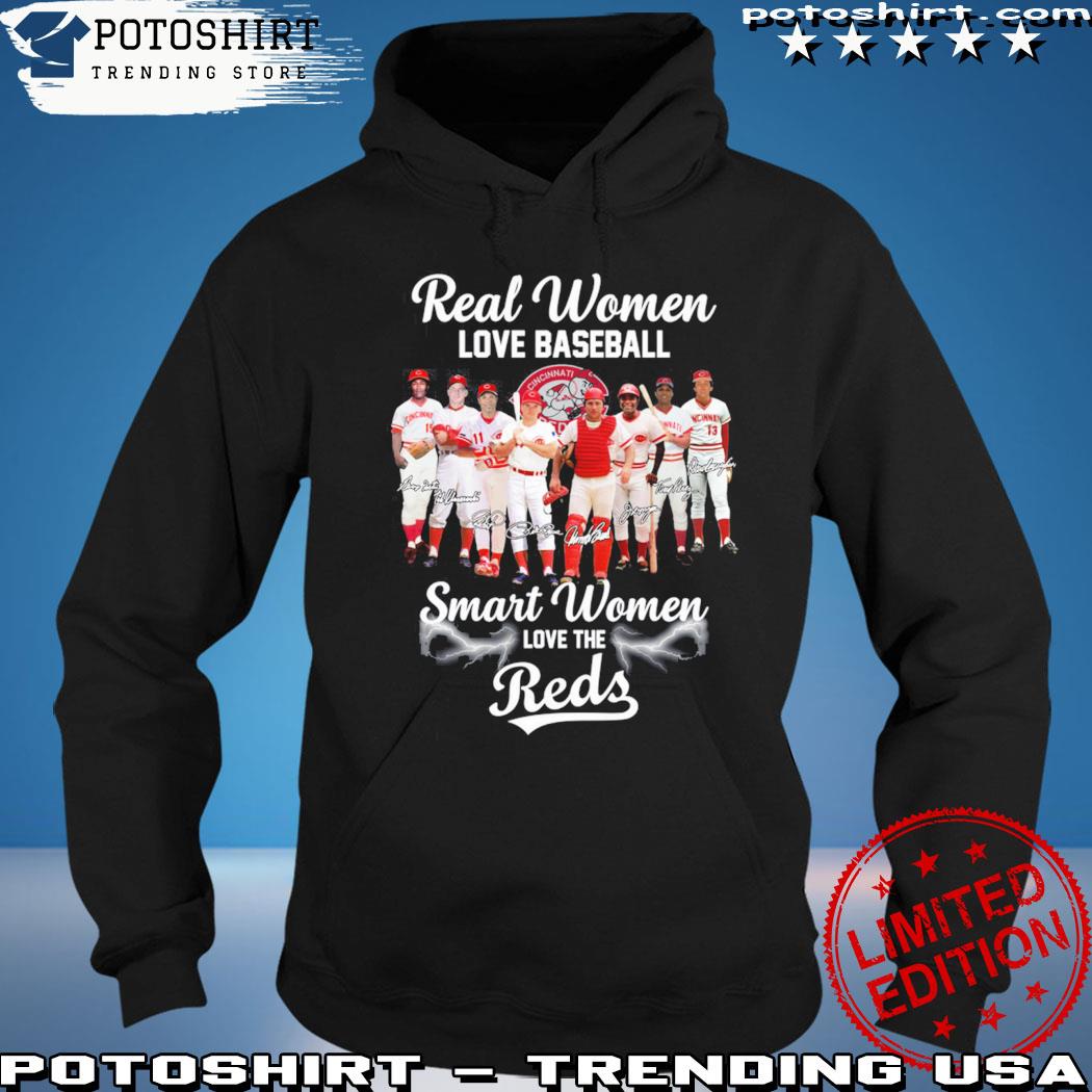 Real Women Love Baseball Smart Women Love The Cincinnati Reds T