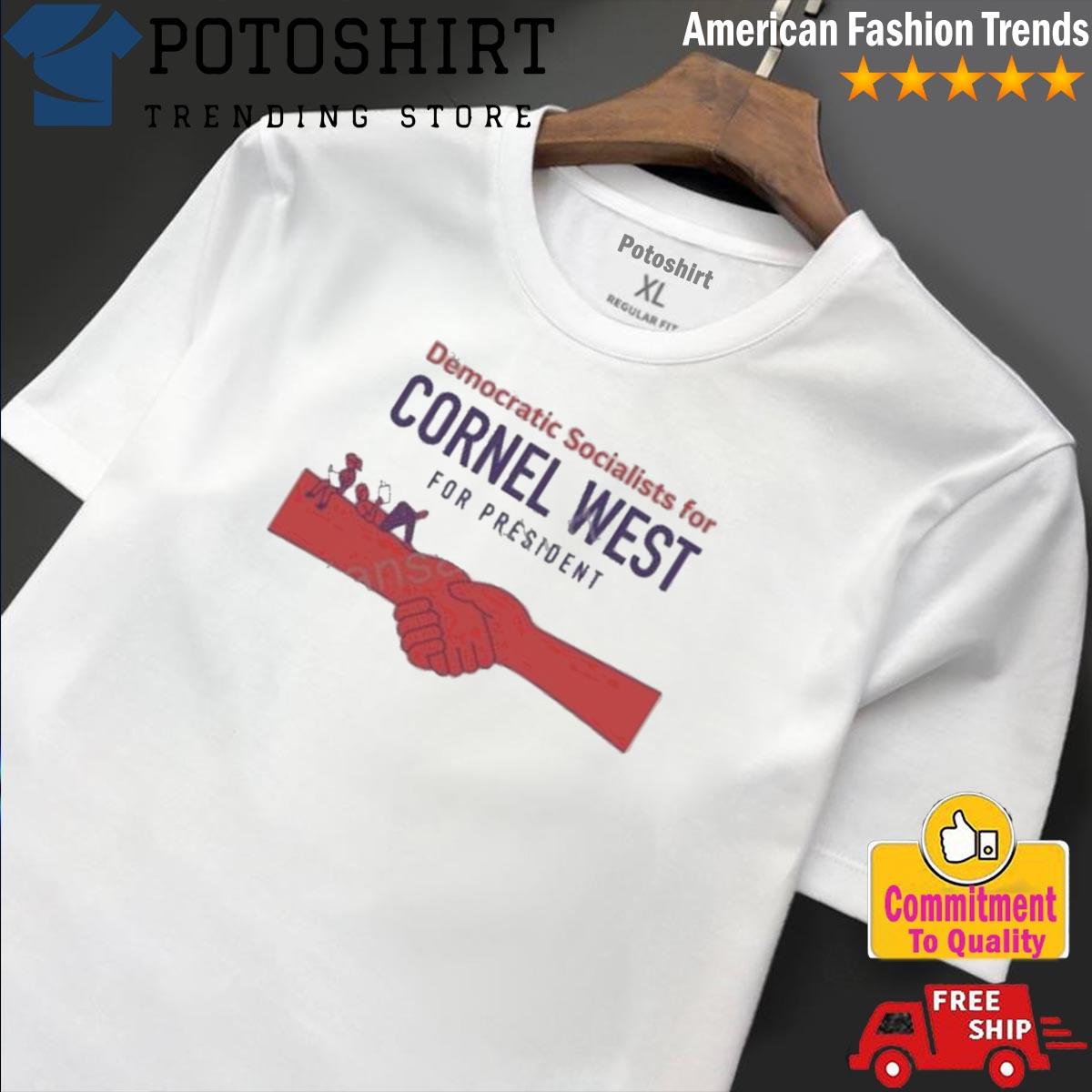 Product cornelwest2024 democratic socialists for cornel west for president shirt