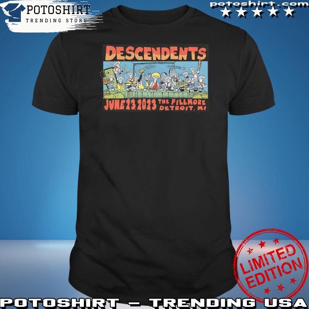 Product descendents 6.23.2023 The Fillmore Detroit, MI shirt