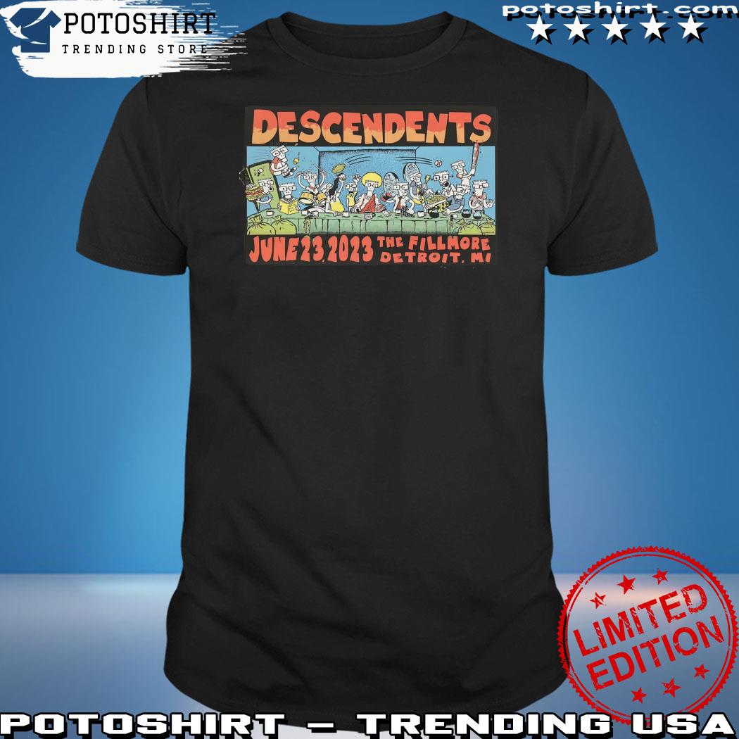 Product descendents Detroit, MI June 23, 2023 shirt