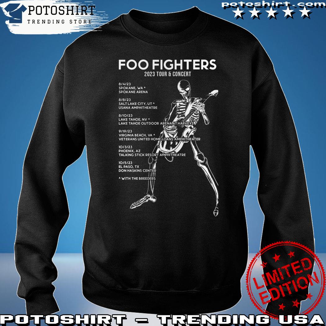 Camiseta Banda Foo Fighters The Sky Tour Brasil 2023 Bomber Rock