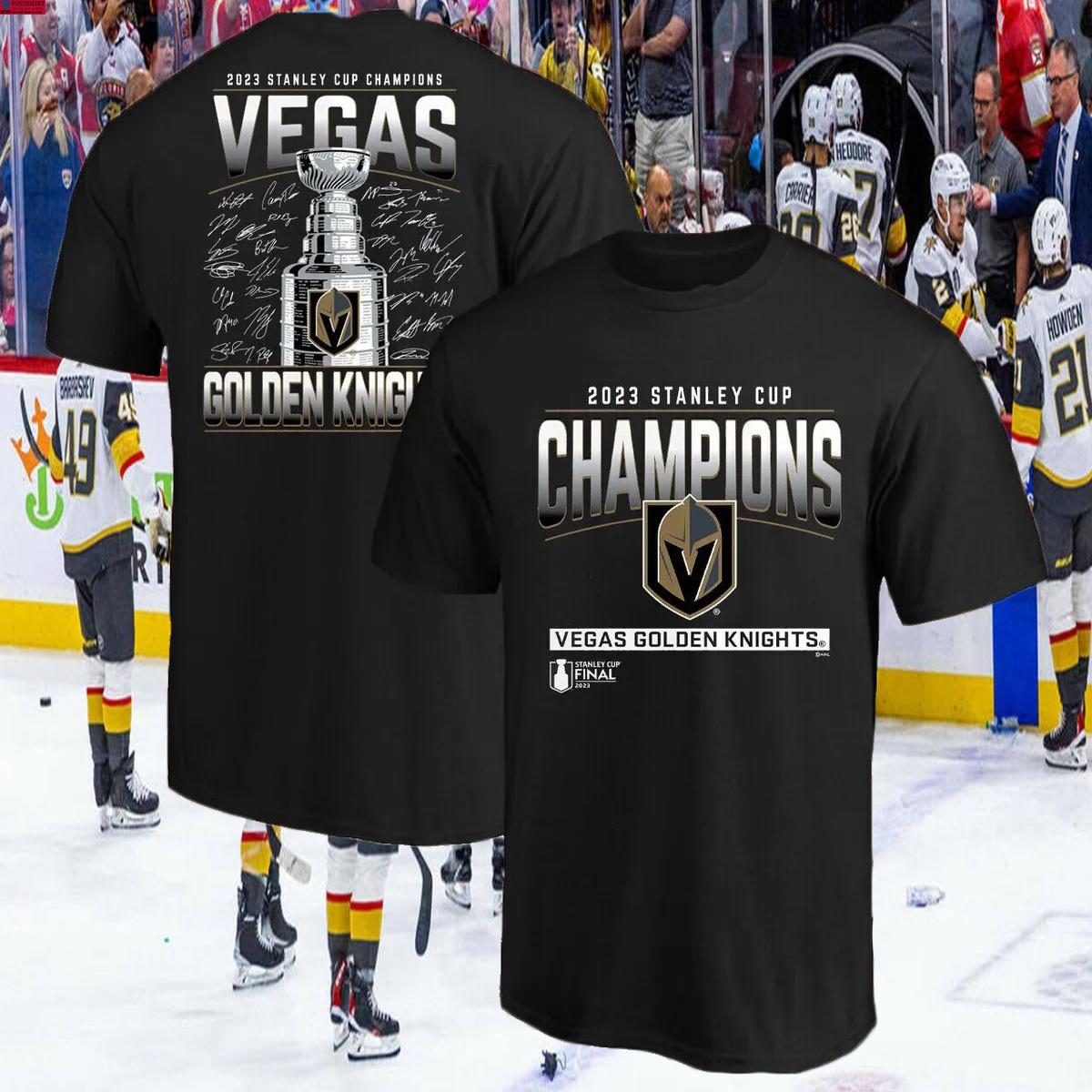 Vegas Golden Knights NHL Western Conference Champions 2023 Gold