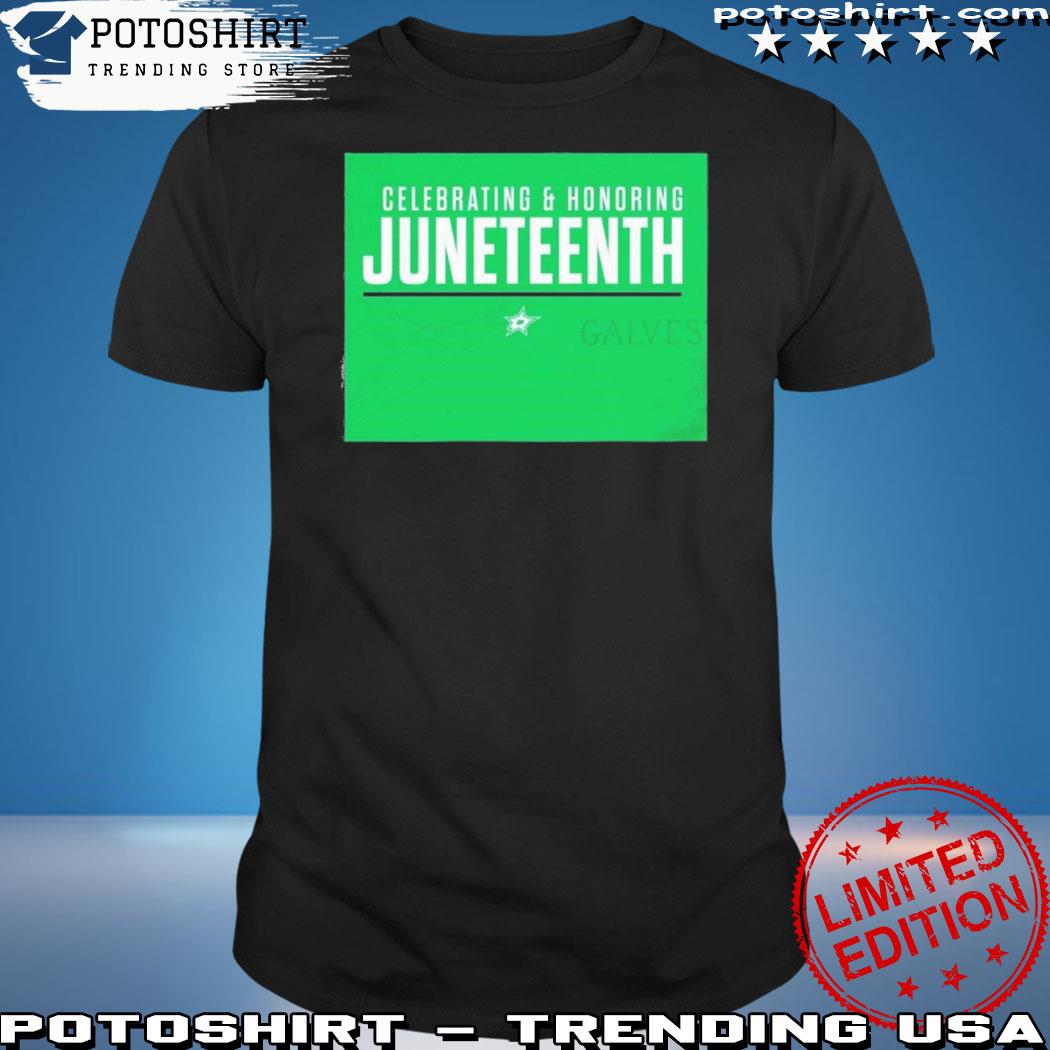 Product happy juneteenth Dallas stars shirt