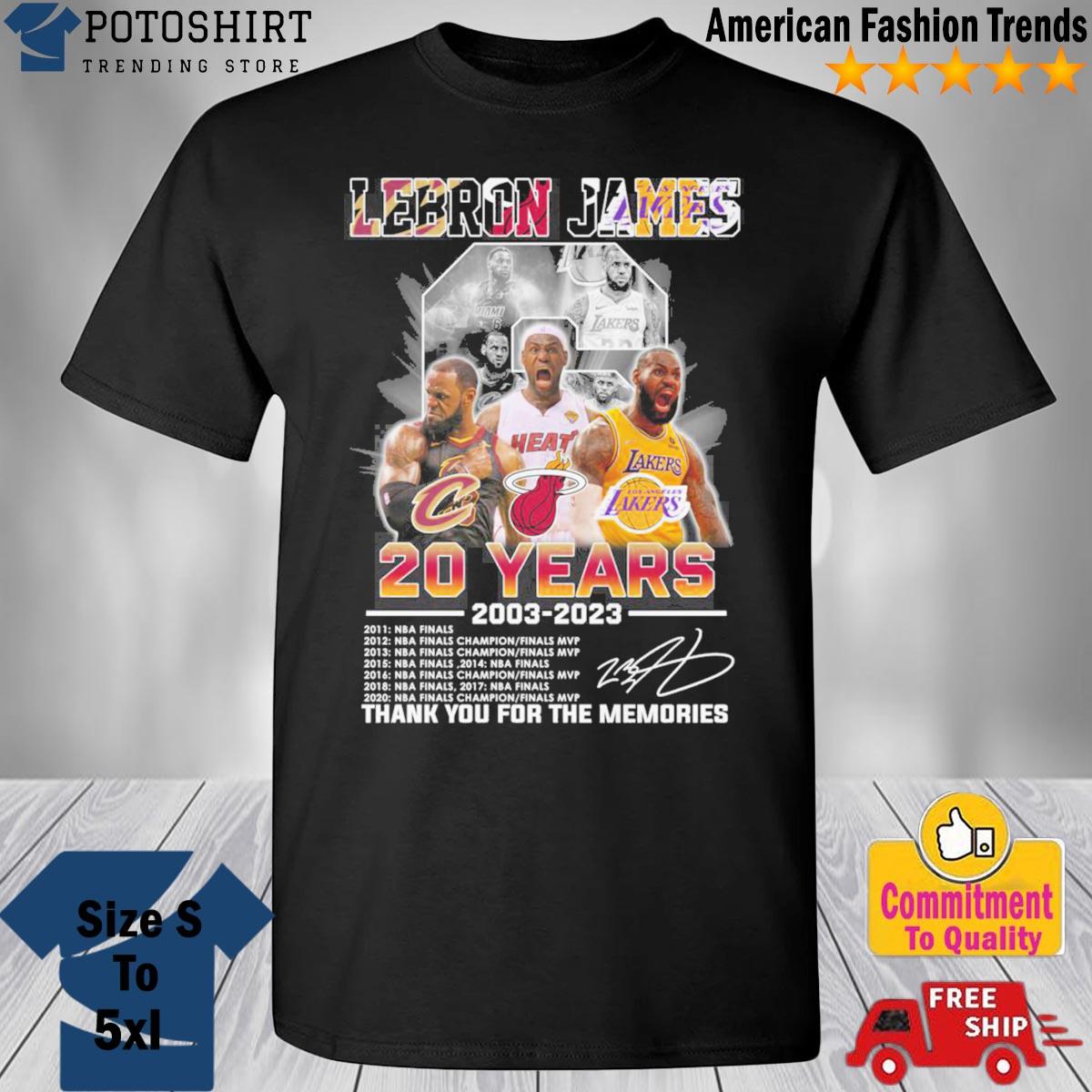 Lebron James 2003 All-American Game MVP T-Shirt