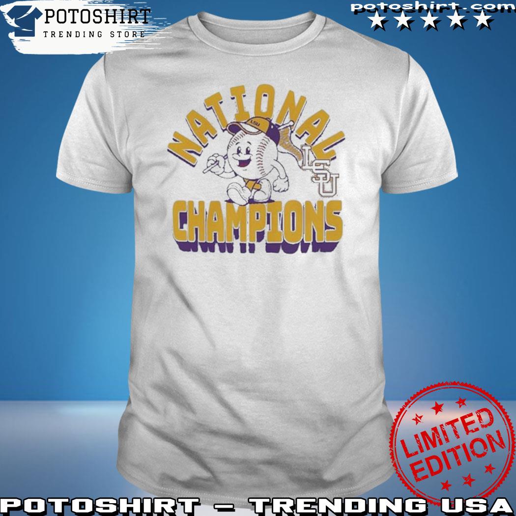 Youth Champion White LSU Tigers 2023 NCAA Men's Baseball College