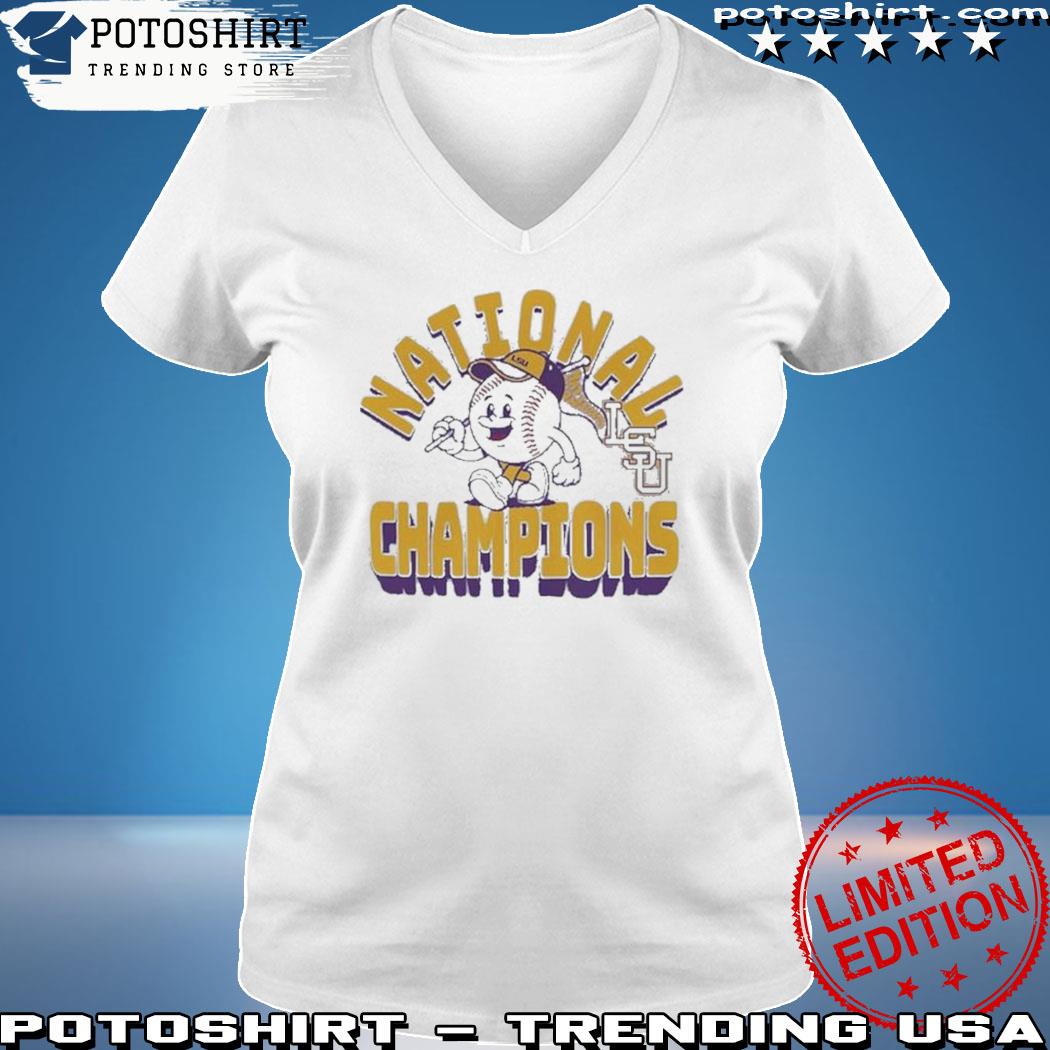 Youth Champion White LSU Tigers 2023 NCAA Men's Baseball College