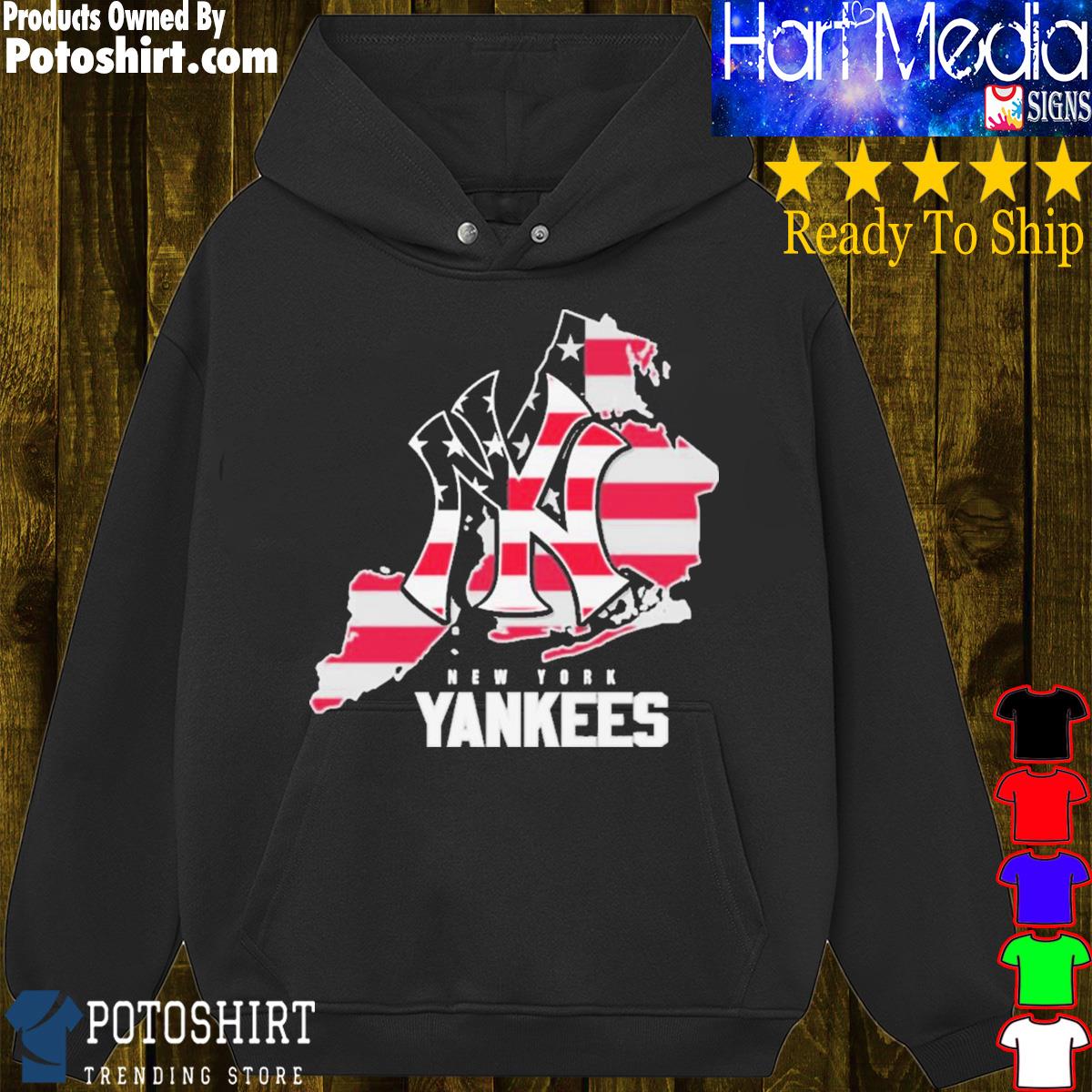 New York Yankees map USA flag shirt, hoodie, sweater, long sleeve