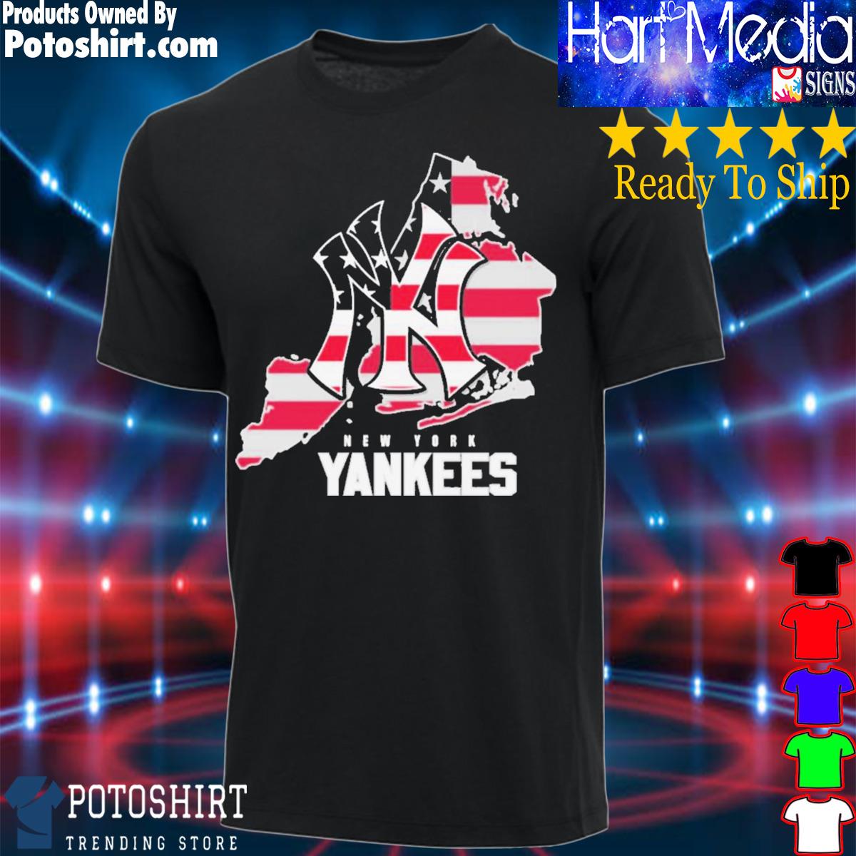 Product new york yankees new york americana flag 2023 shirt