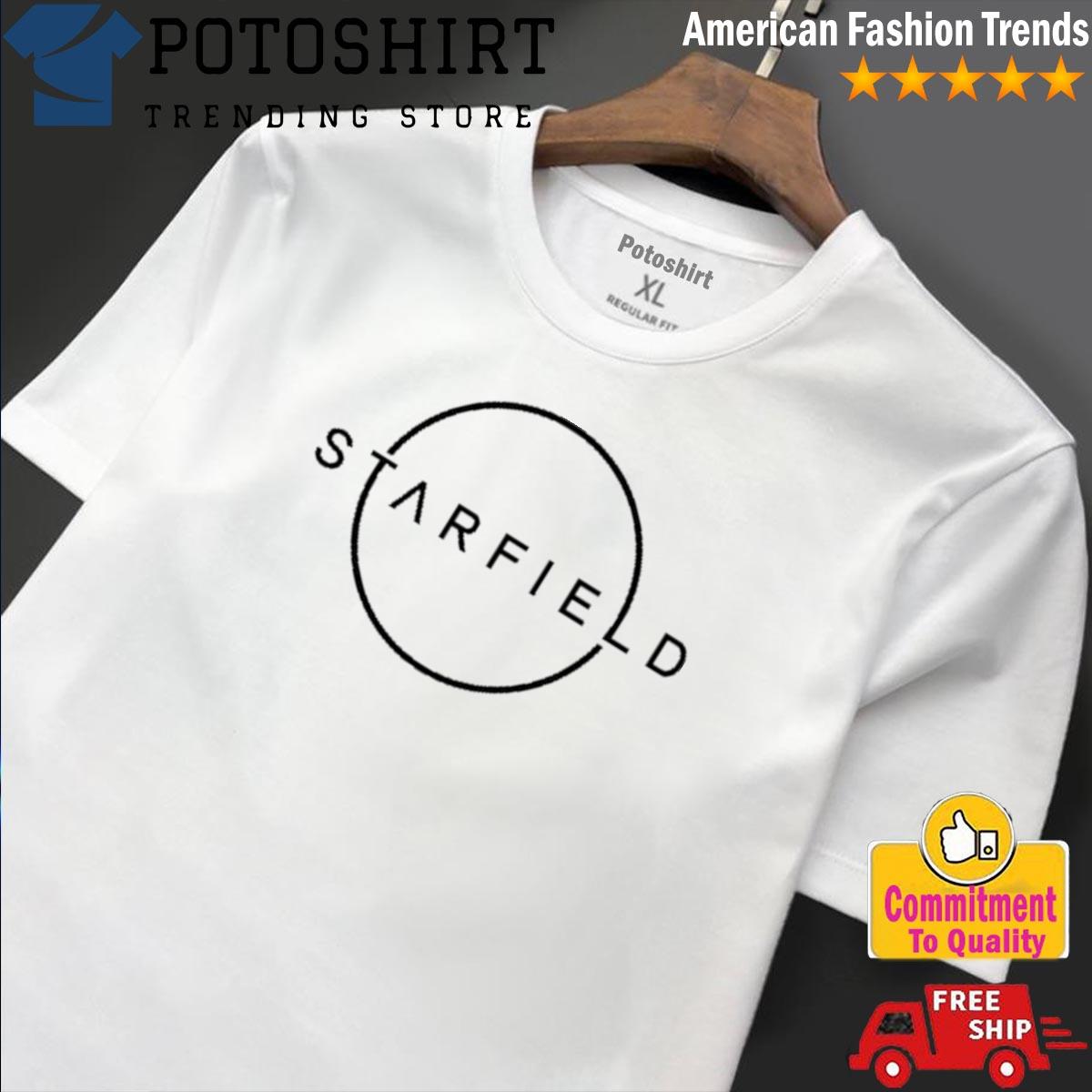 Product starfield Logo new 2023 shirt, hoodie, sweater, long