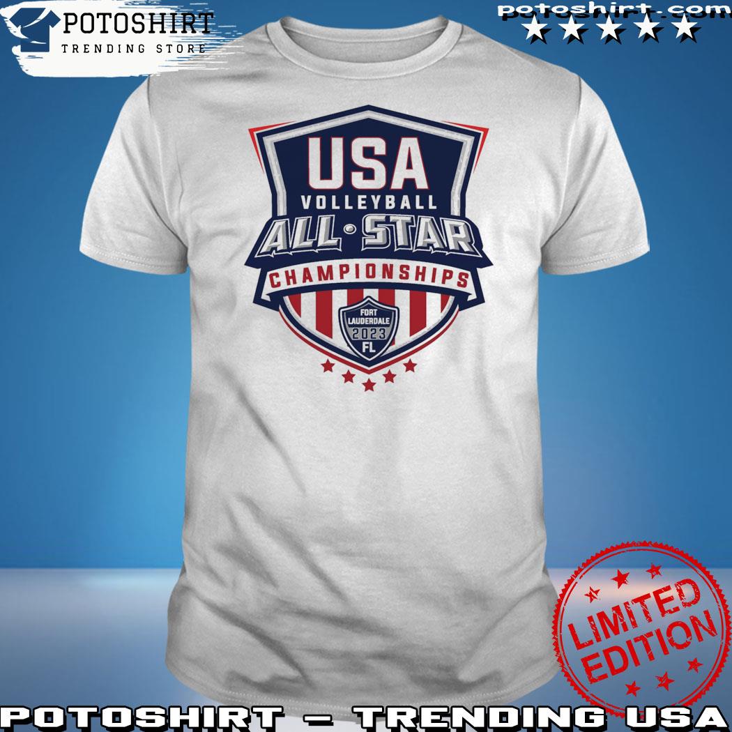 Product usa volleyball 2023 usa all star event logo shirt