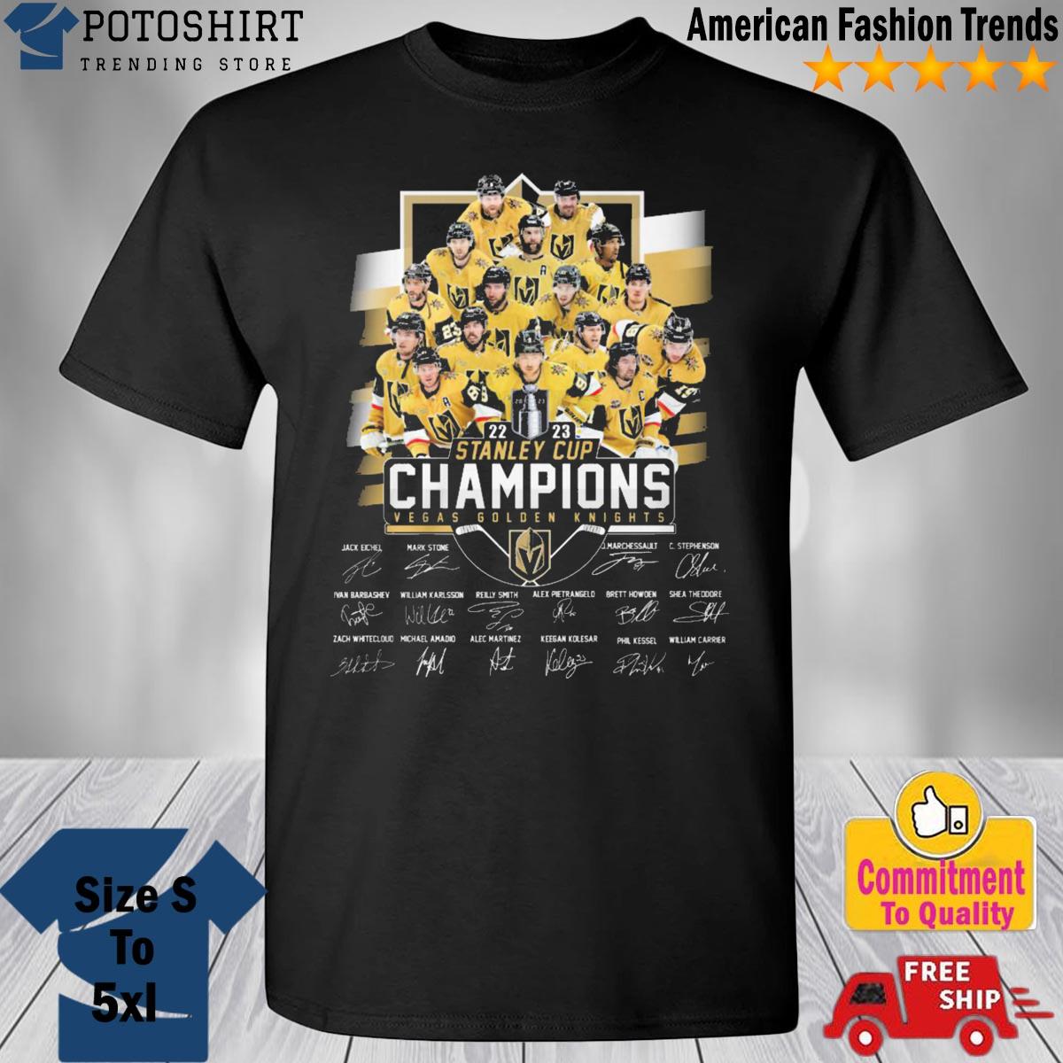 Vegas Golden Knights Stanley Cup Champions 2023 shirt, hoodie, sweater,  long sleeve and tank top