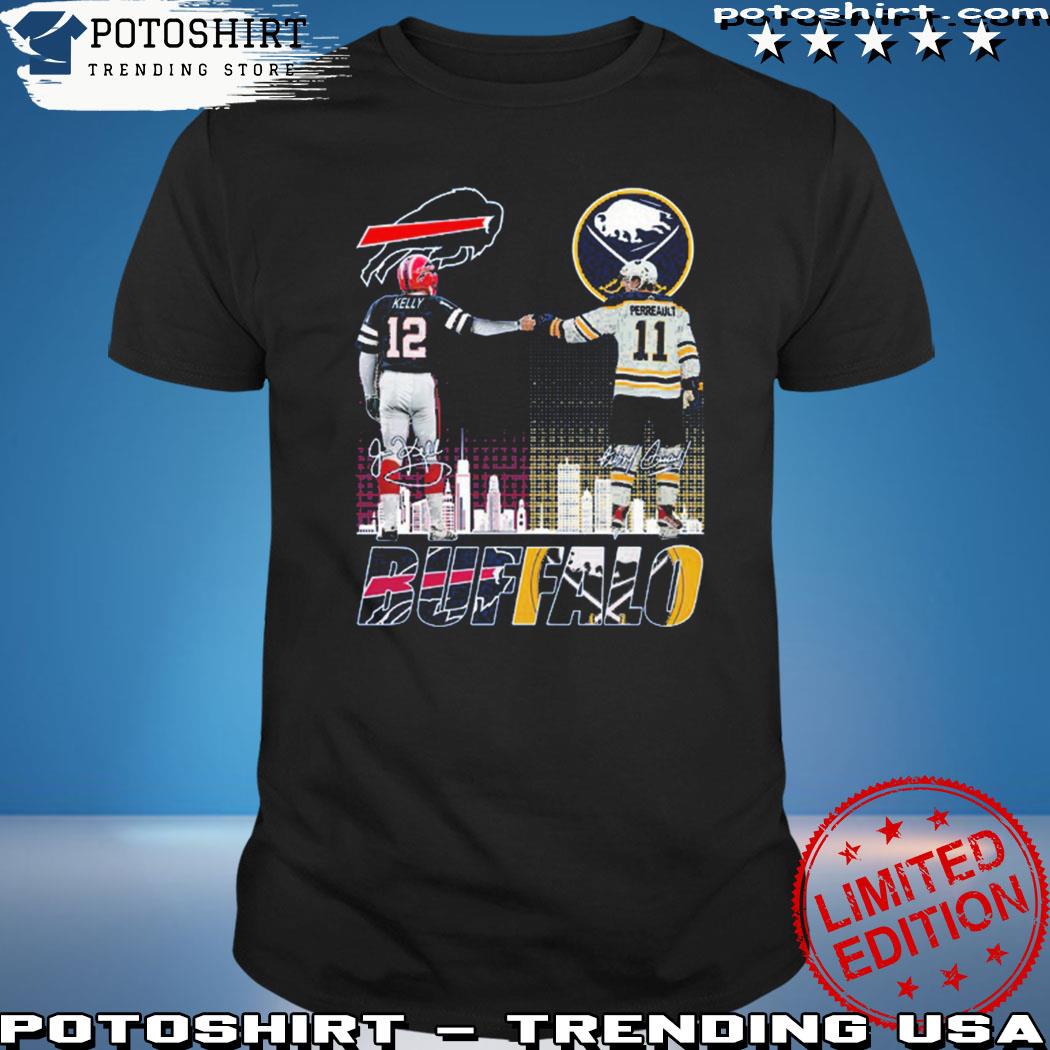 Official buffalo Bills Kelly And Sabres Perreault City Champion T Shirt,  hoodie, sweater, long sleeve and tank top