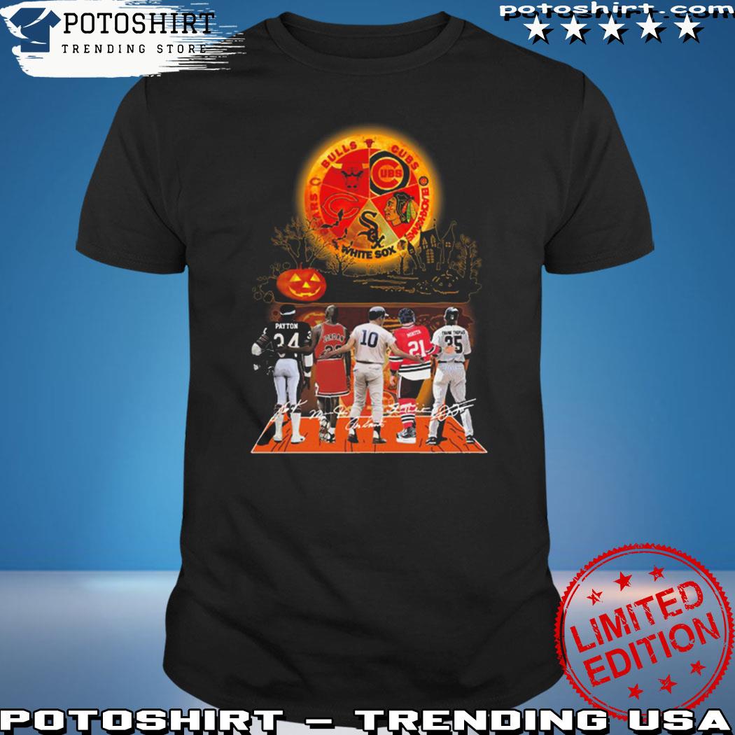 Official halloween Chicago Cubs bulls white sox bears and