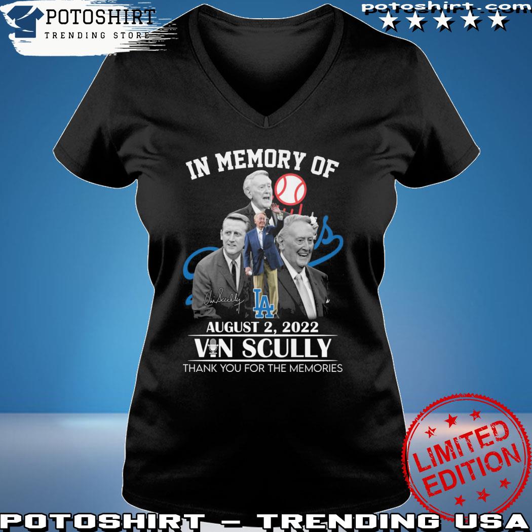 Official in Memory Of Vin Scully Memories T Shirt, hoodie, sweater