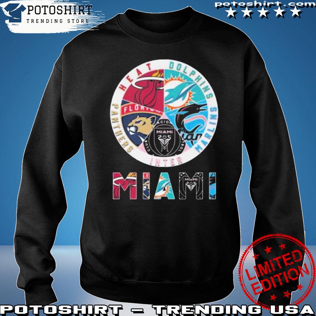 MiamI dolphins heat marlins T-shirt, hoodie, sweater, long sleeve