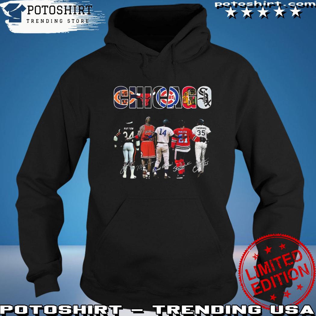 Official Product chicago bear Cubs white sox blackhawks bulls legends team  shirt, hoodie, sweater, long sleeve and tank top