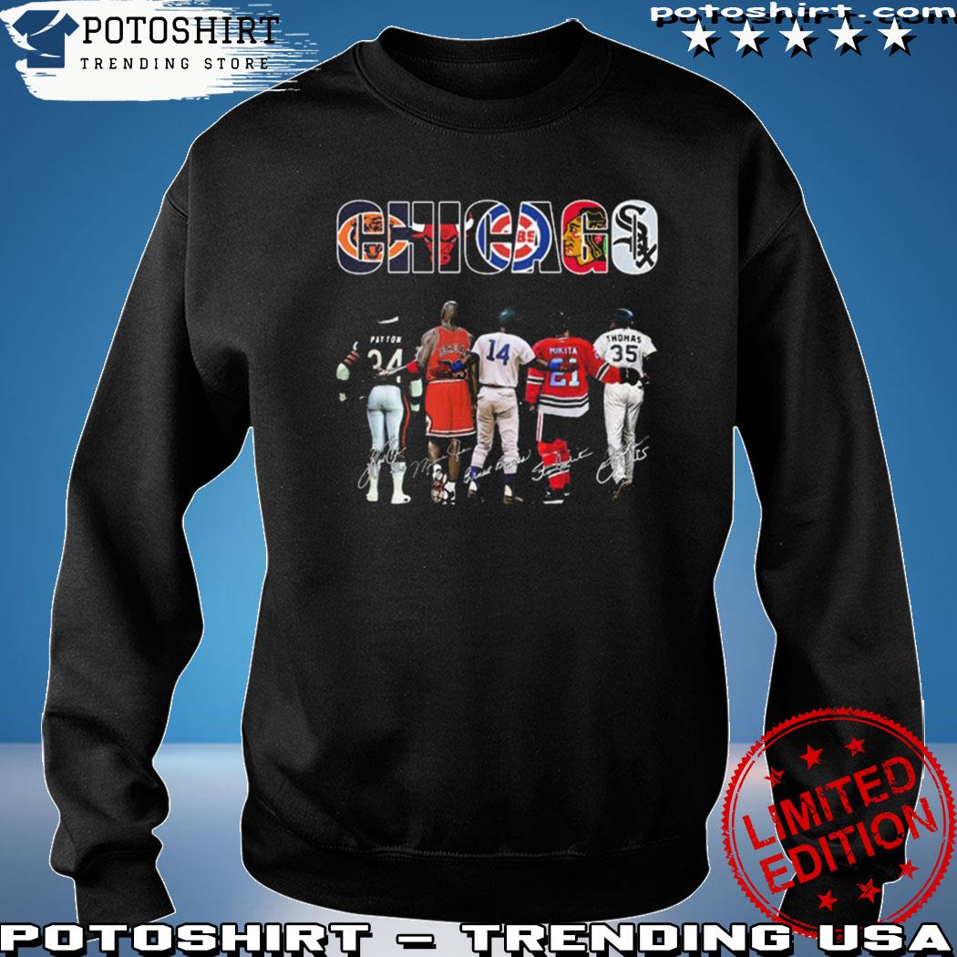 Official chicago Bear Cubs White Sox Blackhawks Bulls Legends Team T Shirt,  hoodie, sweater, long sleeve and tank top