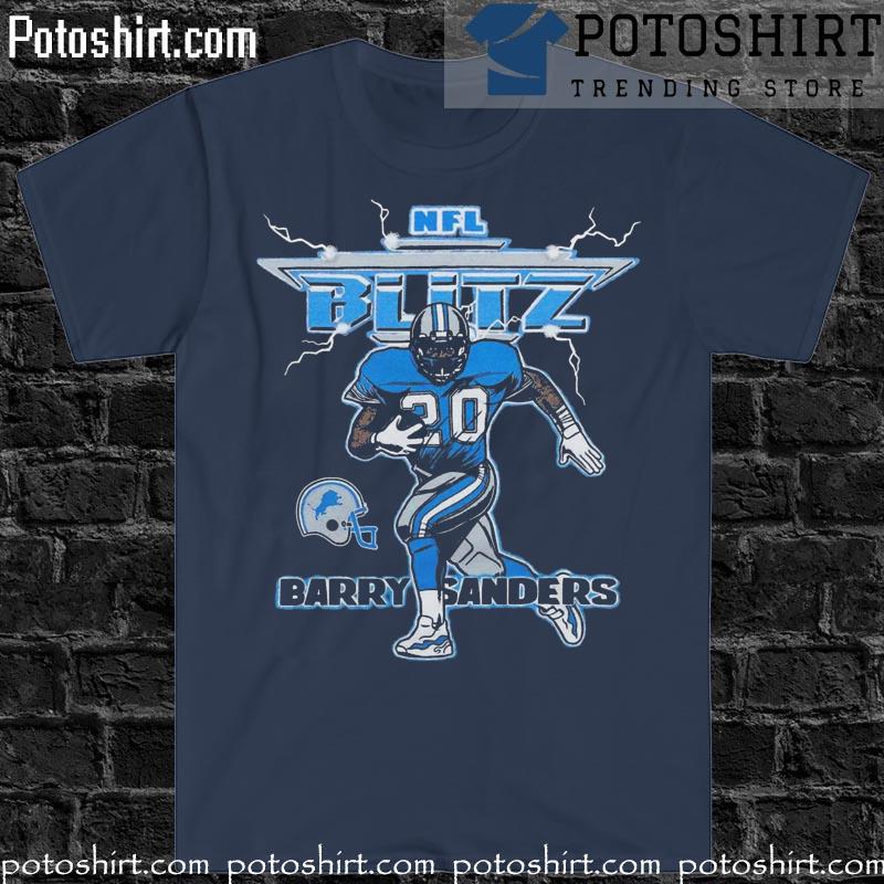 Nfl blitz lions barry sanders shirt, hoodie, sweater, long sleeve and tank  top