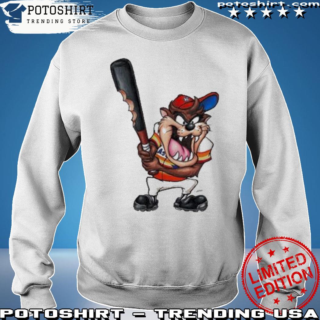 90s Houston Astros TAZ Looney Tunes Baseball Jersey