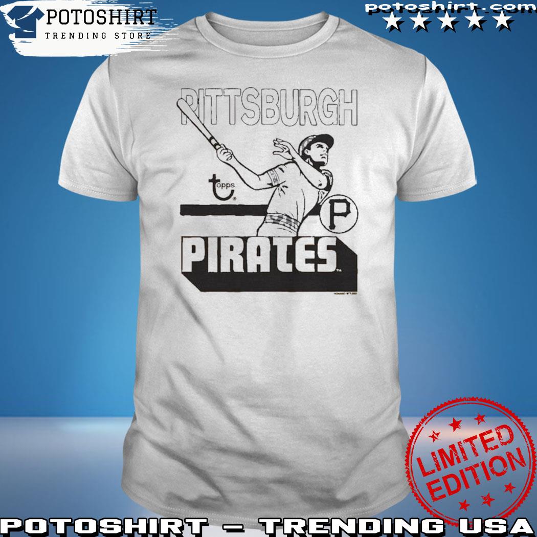 Pittsburgh Pirates T-Shirt from Homage. | Ash | Vintage Apparel from Homage.