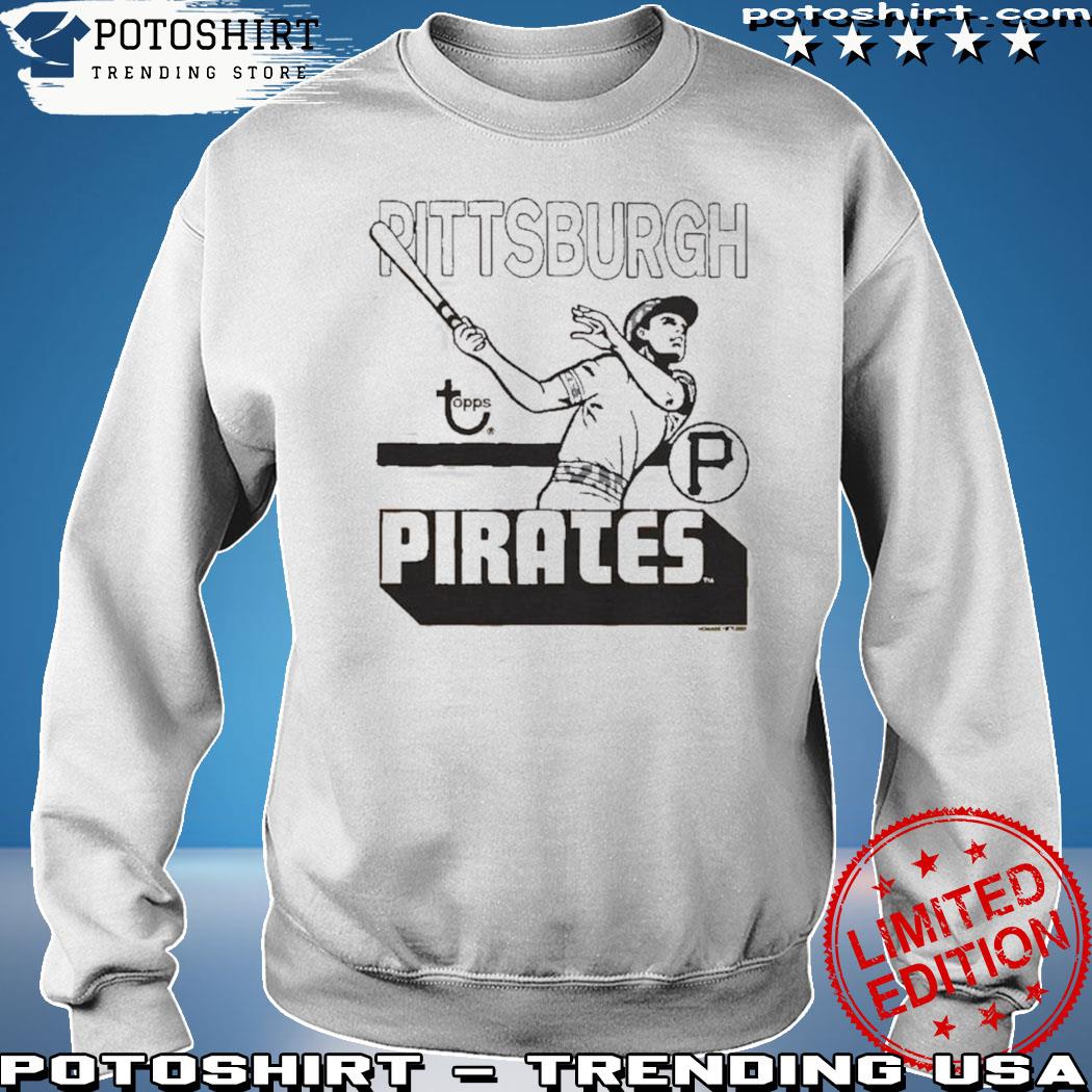 Pittsburgh Pirates T-Shirt from Homage. | Ash | Vintage Apparel from Homage.