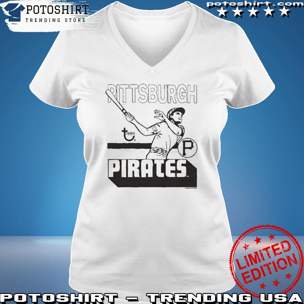 Pittsburgh Pirates T-Shirt from Homage. | Ash | Vintage Apparel from Homage.